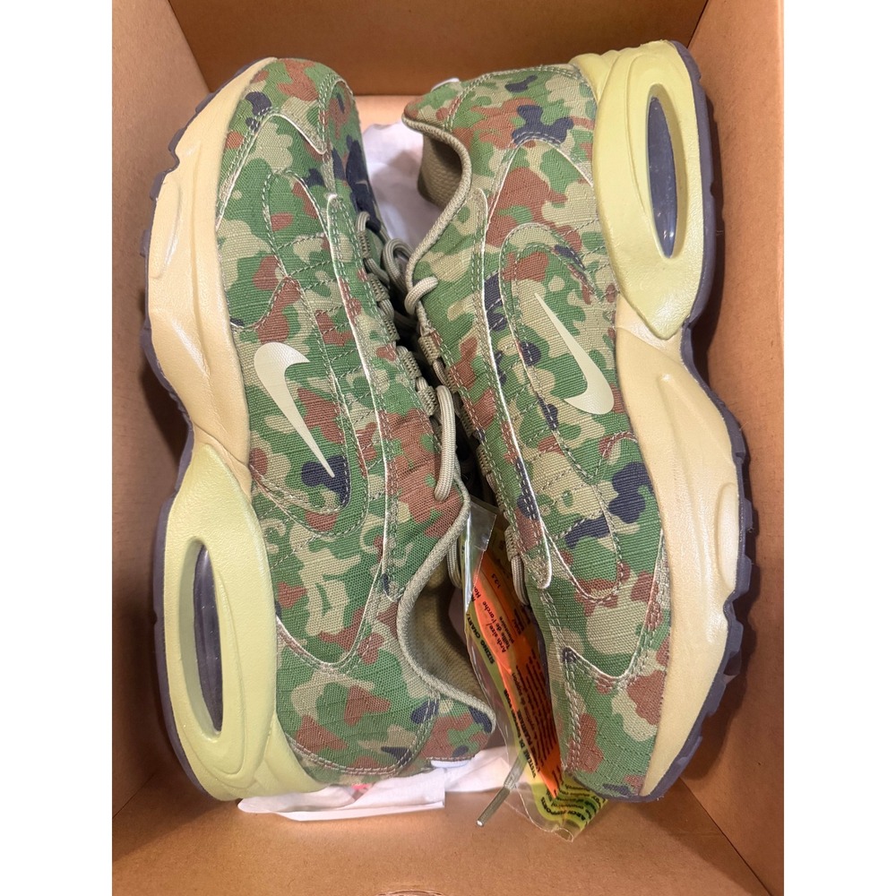 Nike Air Max Triax 96 Safari Camo Mens 10.5 Green Brown CT5543-300 Sneaker